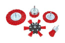 BLUE SPOT TOOLS 5 PCE NYLON ABRASIVE BRUSH SET - Bargain LAB
