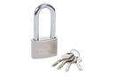 BLUE SPOT TOOLS 50MM LONG SHACKLE SATIN FINISH PADLOCK - Premium Security from BLUE SPOT - Just £8.99! Shop now at Bargain LAB