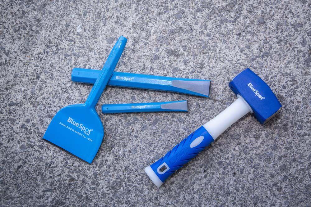 BLUE SPOT TOOLS 57MM (2.25") INDUCTION HARDENED BOLSTER - Premium Building Tools from BLUE SPOT - Just £6.25! Shop now at Bargain LAB