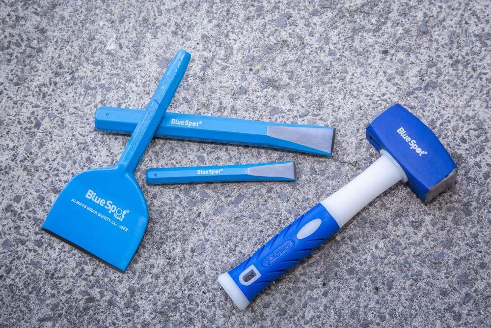 BLUE SPOT TOOLS 57MM (2.25") INDUCTION HARDENED BOLSTER - Premium Building Tools from BLUE SPOT - Just £6.25! Shop now at Bargain LAB
