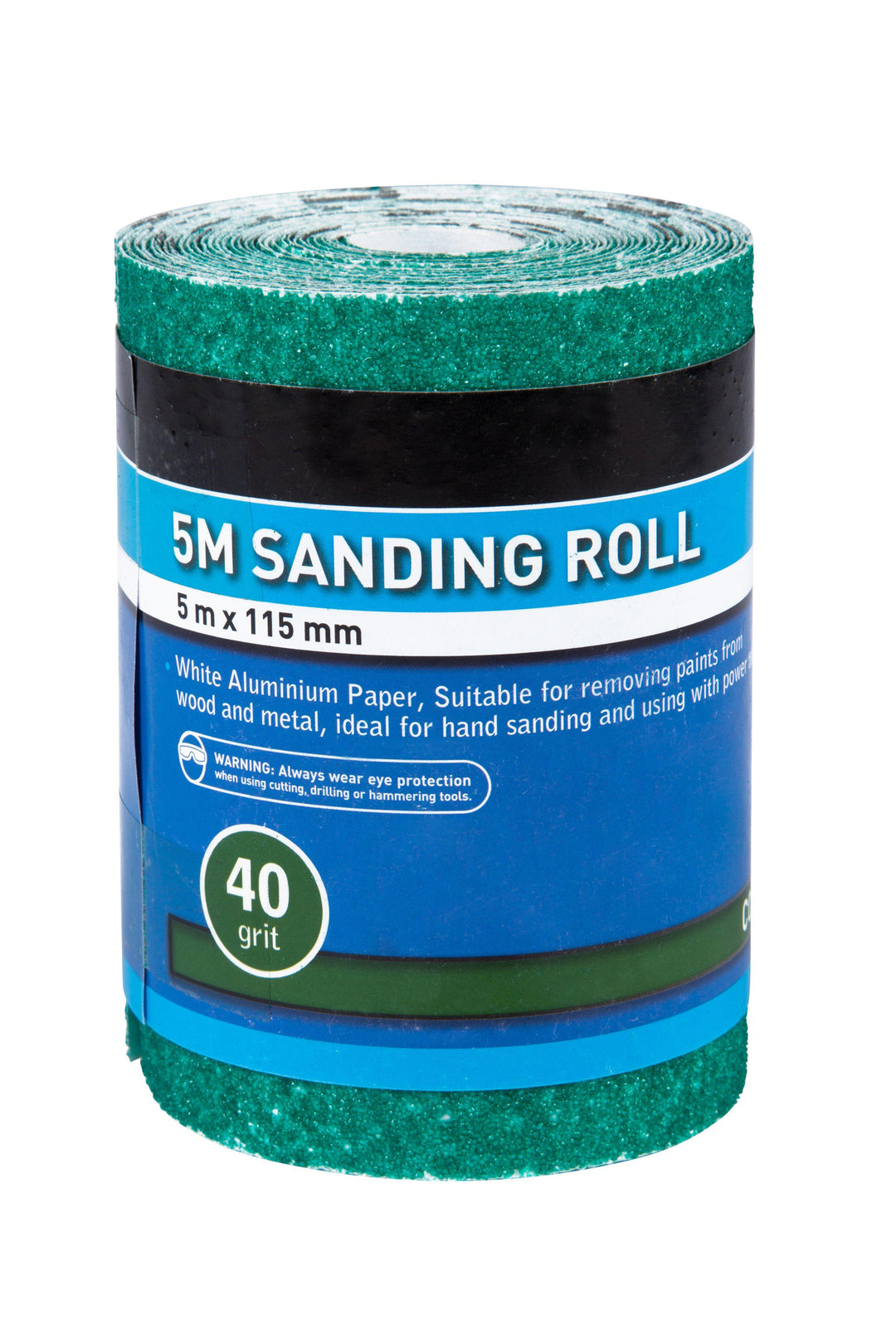 BLUE SPOT TOOLS 5MTR 115MM SANDING ROLL 40 GRIT - Premium Abrasives from BLUE SPOT - Just £6.99! Shop now at Bargain LAB