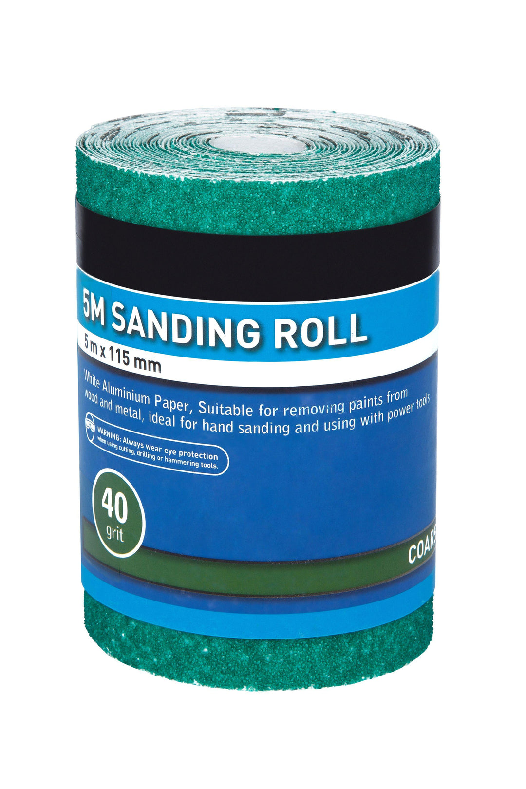 BLUE SPOT TOOLS 5MTR 115MM SANDING ROLL 40 GRIT - Premium Abrasives from BLUE SPOT - Just £6.99! Shop now at Bargain LAB