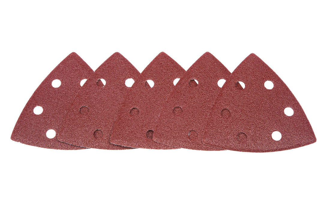 BLUE SPOT TOOLS 6 PACK 93MM MIXED GRIT DELTA SANDING SHEETS - Premium Abrasives from BLUE SPOT - Just £3.99! Shop now at Bargain LAB