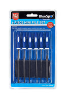 BLUE SPOT TOOLS 6 PCE 150MM (6") MINI FILE SET WITH POUCH - Premium Hand Tools from BLUE SPOT - Just £6.99! Shop now at Bargain LAB
