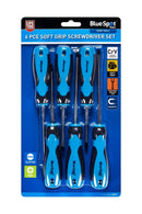 BLUE SPOT TOOLS 6PCE SOFT GRIP SCREWDRIVER SET - Premium Hand Tools from BLUE SPOT - Just £7.99! Shop now at Bargain LAB