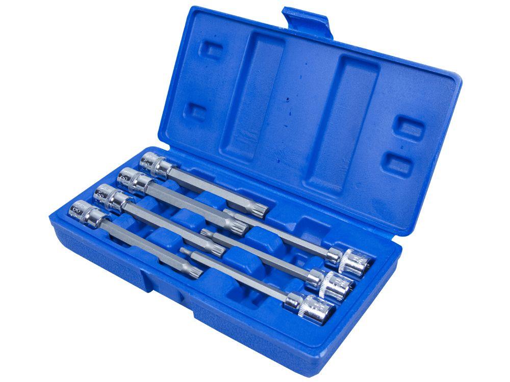 BLUE SPOT TOOLS 7 PCE 3/8" EXTRA LONG SPLINE SOCKET BIT SET (M4 -M10) - Premium Automotive from BLUE SPOT - Just £13.99! Shop now at Bargain LAB