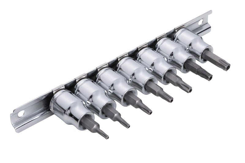 BLUE SPOT TOOLS 7 PCE 3/8" SECURITY TORX BIT SET (T10-T40) - Premium Automotive from BLUE SPOT - Just £9.99! Shop now at Bargain LAB