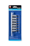 BLUE SPOT TOOLS 7 PCE 3/8" SECURITY TORX BIT SET (T10-T40) - Premium Automotive from BLUE SPOT - Just £9.99! Shop now at Bargain LAB