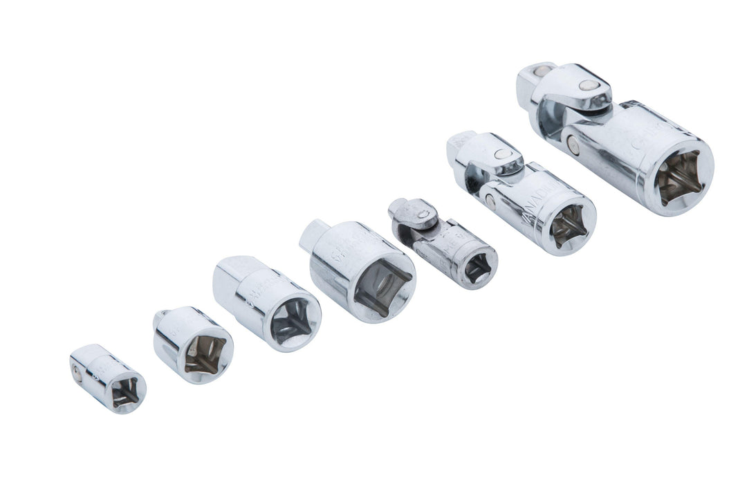 BLUE SPOT TOOLS 7 PCE UNIVERSAL JOINT AND ADAPTOR SET - Premium Automotive from BLUE SPOT - Just £13.99! Shop now at Bargain LAB