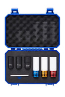 BLUE SPOT TOOLS 7 PCE ½” WHEEL NUT IMPACT SOCKET SET (17, 19, 21MM) - Premium Automotive from BLUE SPOT - Just £32.99! Shop now at Bargain LAB