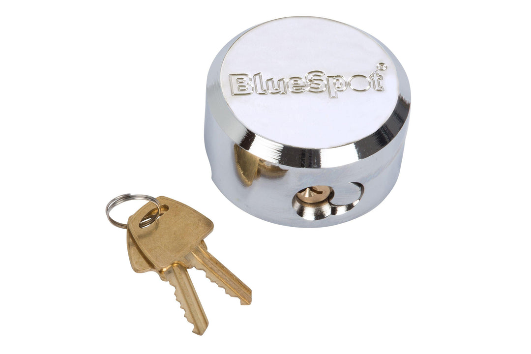 BLUE SPOT TOOLS 73MM ROUND SHACKLELESS PADLOCK - Premium Security from BLUE SPOT - Just £19.99! Shop now at Bargain LAB