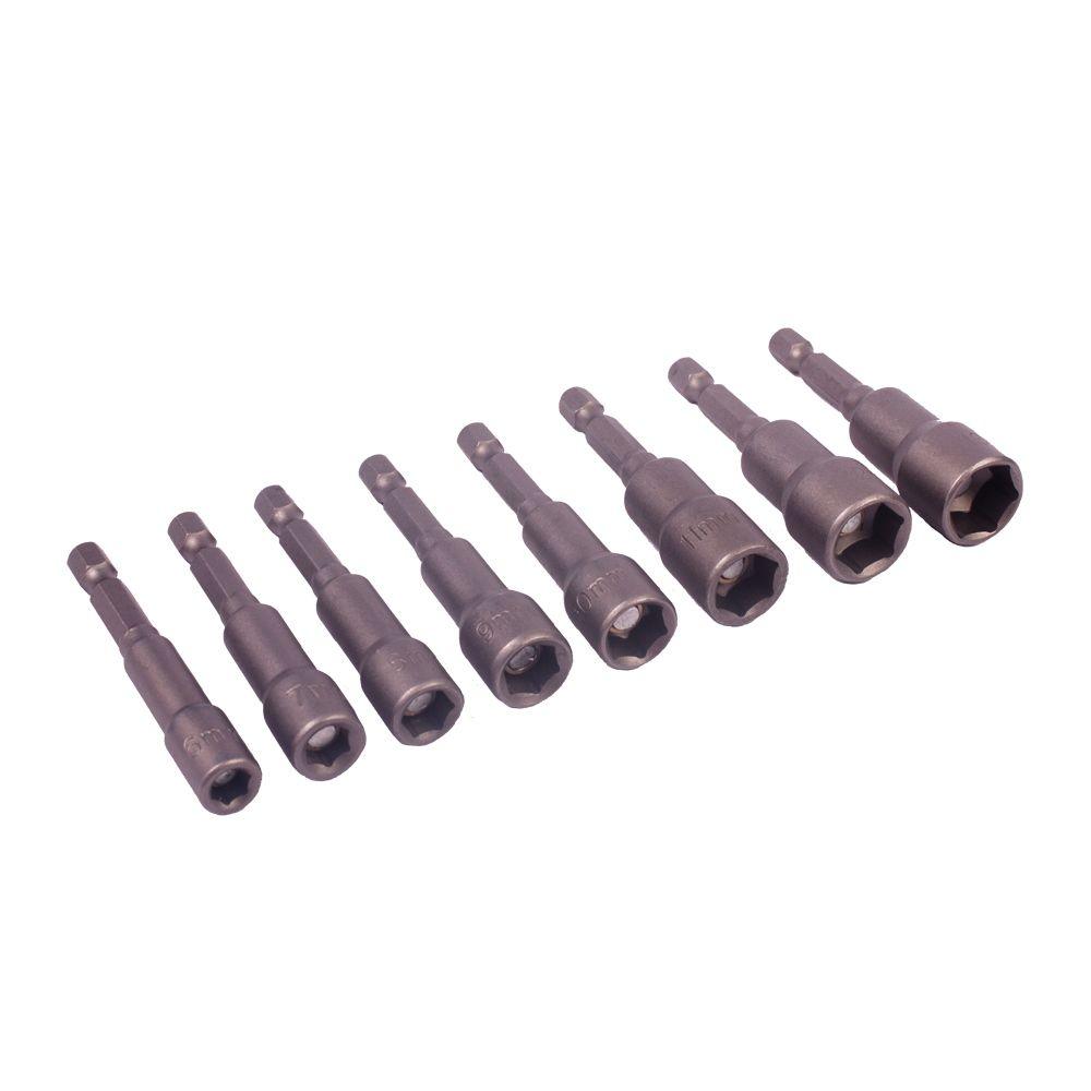BLUE SPOT TOOLS 8 PCE MAGNETIC NUT DRIVER SET (6-13MM) - Bargain LAB
