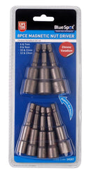 BLUE SPOT TOOLS 8 PCE MAGNETIC NUT DRIVER SET (6-13MM) - Bargain LAB