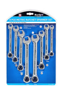 BLUE SPOT TOOLS 8 PCE METRIC RATCHET SPANNER SET (8-19MM) - Premium Automotive from BLUE SPOT - Just £39.99! Shop now at Bargain LAB