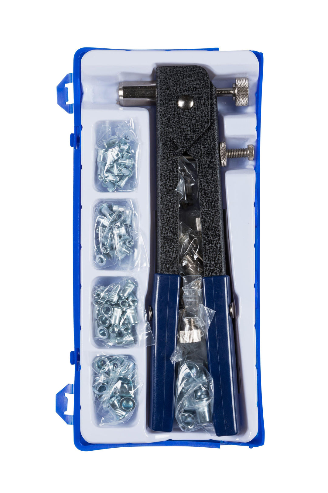BLUE SPOT TOOLS 86 PCE NUT RIVETER KIT (M3 - M8) - Premium Engineering and Metalwork from BLUE SPOT - Just £24.99! Shop now at Bargain LAB