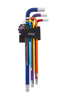 BLUE SPOT TOOLS 9 PCE EXTRA LONG COLOUR CODED BALL END HEX KEY SET (1.5-10MM) - Premium Hand Tools from BLUE SPOT - Just £13.99! Shop now at Bargain LAB