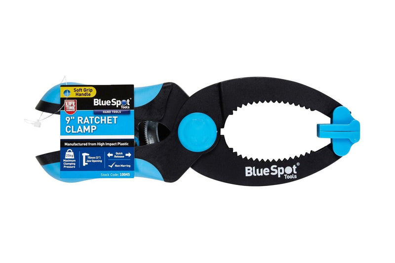 BLUE SPOT TOOLS 9" RATCHET CLAMP - Premium Hand Tools from BLUE SPOT - Just £7.59! Shop now at Bargain LAB