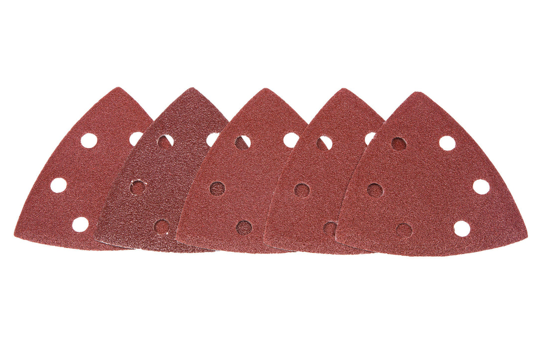 BLUE SPOT TOOLS 93MM 5 PACK 60 GRIT DELTA SANDING SHEETS - Premium Abrasives from BLUE SPOT - Just £3.99! Shop now at Bargain LAB