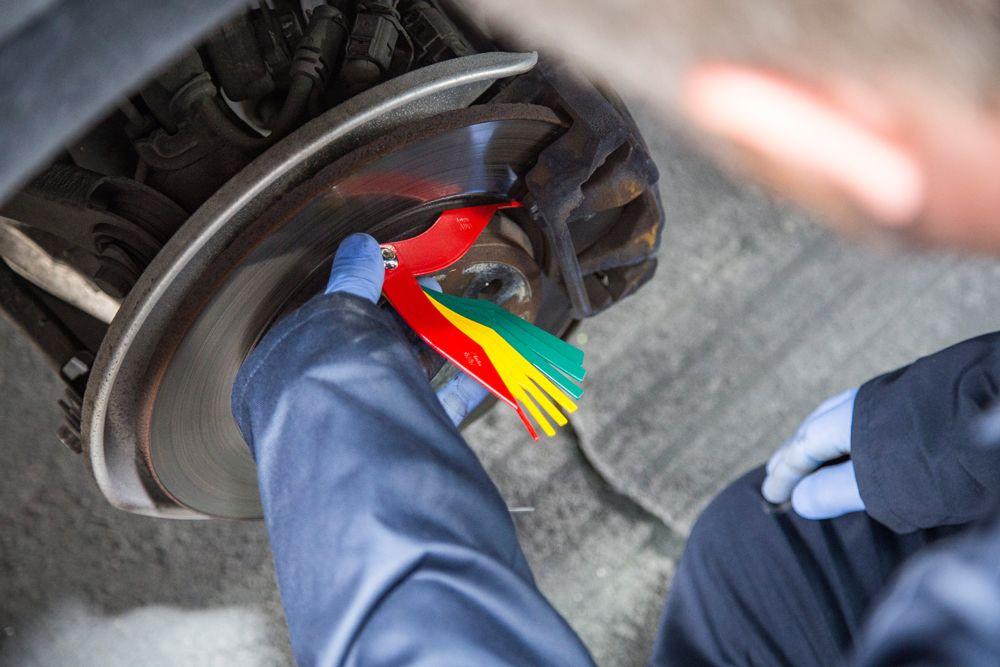 BLUE SPOT TOOLS BRAKE PAD THICKNESS GAUGE - Premium Automotive from BLUE SPOT - Just £7.99! Shop now at Bargain LAB