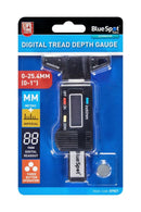 BLUE SPOT TOOLS DIGITAL TREAD DEPTH GAUGE 0-25.4MM (0-1") - Premium Automotive from BLUE SPOT - Just £8.99! Shop now at Bargain LAB