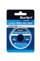 BLUE SPOT TOOLS LEAD FREE SOLDER (100G/1MM) - Premium Hand Tools from BLUE SPOT - Just £14.99! Shop now at Bargain LAB
