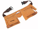 BLUE SPOT TOOLS LEATHER DOUBLE TOOL BELT - Premium Building Tools from BLUE SPOT - Just £12.99! Shop now at Bargain LAB