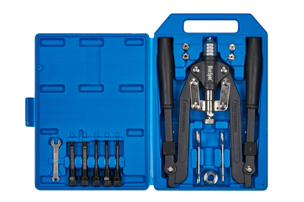 Blue Point Rivet Kit BLUE SPOT TOOLS LONG ARM RIVET (3.2-6.4) AND NUT RIVETER (M4-M10) SET ...