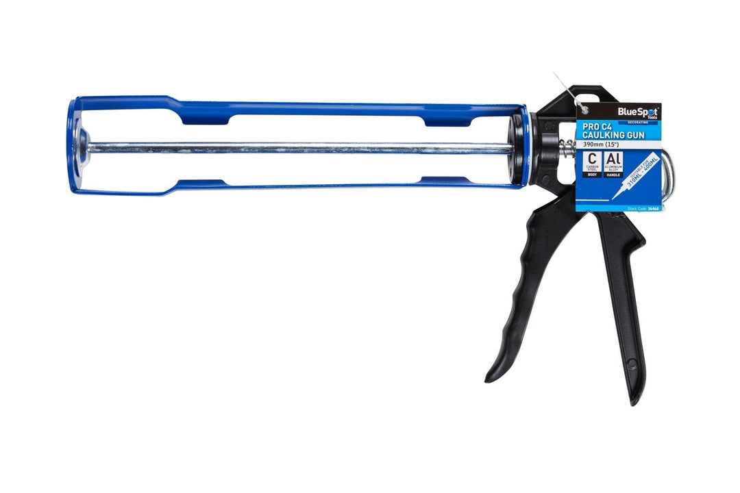 BLUE SPOT TOOLS PRO C4 CAULKING GUN (310ML-400ML) - Premium Decorating from BLUE SPOT - Just £11.99! Shop now at Bargain LAB