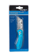 BLUE SPOT TOOLS PROFESSIONAL FOLDING UTILITY KNIFE - Premium Hand Tools from BLUE SPOT - Just £10.49! Shop now at Bargain LAB