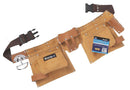 BLUE SPOT TOOLS PROFESSIONAL LEATHER DOUBLE TOOL BELT - Premium Building Tools from BLUE SPOT - Just £14.99! Shop now at Bargain LAB