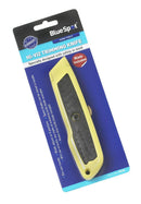 BLUE SPOT TOOLS SOFT GRIP HI-VIS RETRACTABLE KNIFE - Premium Hand Tools from BLUE SPOT - Just £6.25! Shop now at Bargain LAB