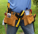 HD Leather Double Tool Belt Oil Tanned - Premium Building Tools from HILKA - Just £31.95! Shop now at Bargain LAB