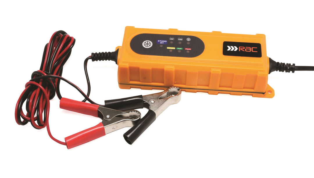 RAC 4.0 Amp Smart Battery Charger - Premium Automotive from HILKA - Just £37.99! Shop now at Bargain LAB
