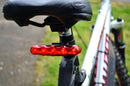 Red LED Rear Bike Light with Batteries - Bargain LAB