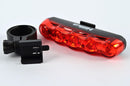 Red LED Rear Bike Light with Batteries - Bargain LAB