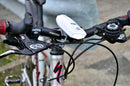 White COB Front Bike Light with Batteries - Bargain LAB