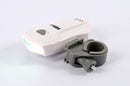 White COB Front Bike Light with Batteries - Bargain LAB