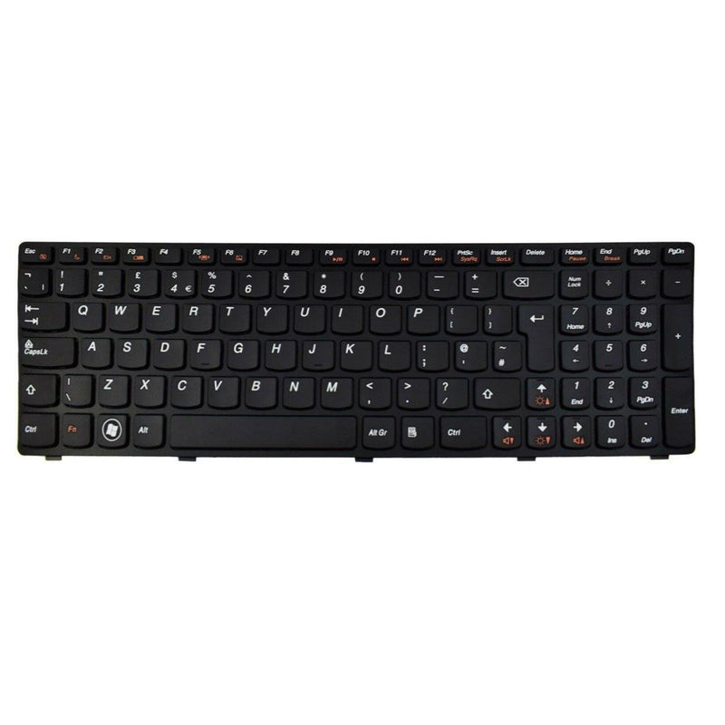 New IBM Lenovo B570 B570A B570e B570e Replacement Frame Black UK Laptop Keyboard - Bargain LAB